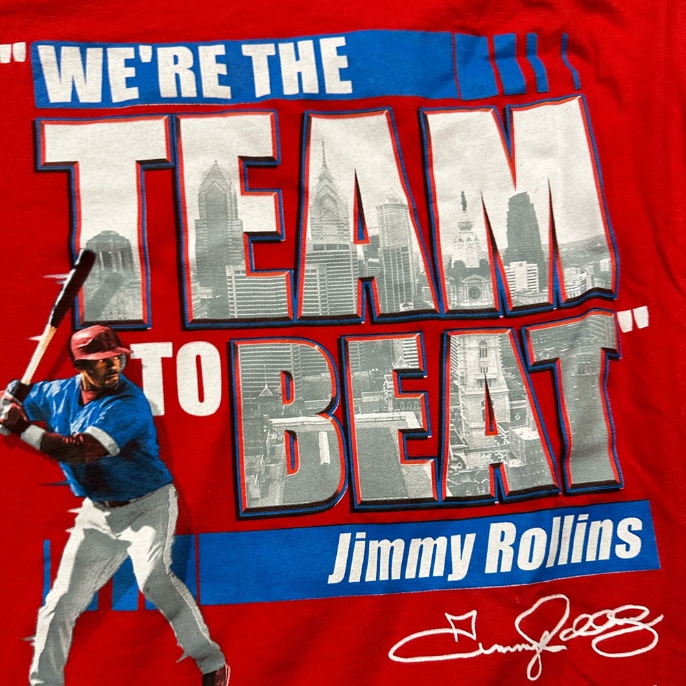 PHILADELPHIA PHILLIES “WE’RE THE TEAM TO BEAT” - 2007 CHAMPS - NEVER WORN